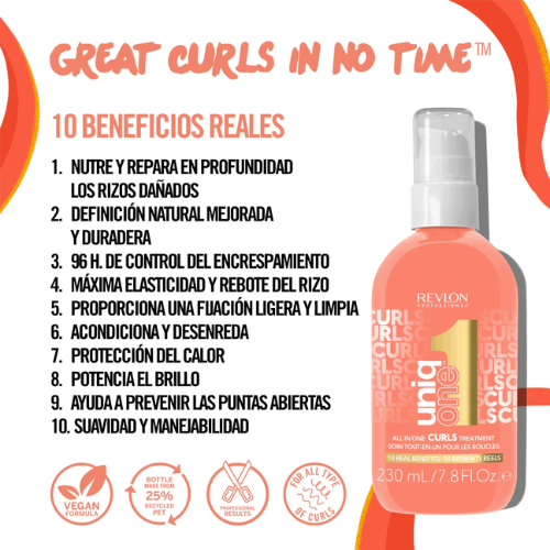 Unique One Curls Treatment- Rizos y Ondas