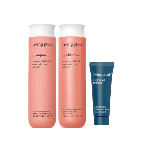 Set/ Kit / Pack Curl Shampoo, Acondicionador y High-Shine Gloss