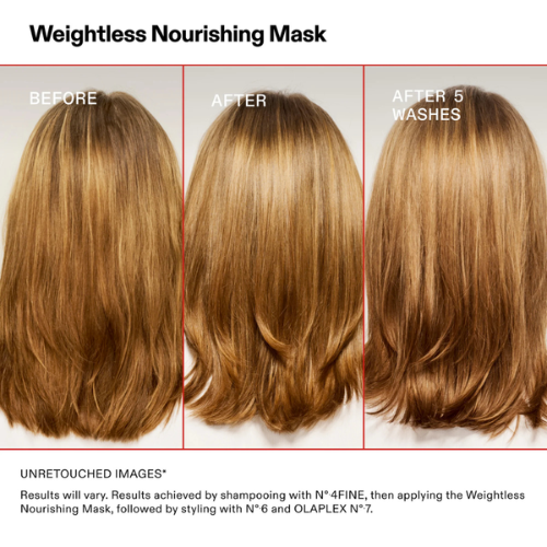 OLAPLEX-WEIGHTLESS-NOURISHING-MASK-200ML4 OLAPLEX WEIGHTLESS NOURISHING MASK 200ML PARA PELO FINO A MEDIO