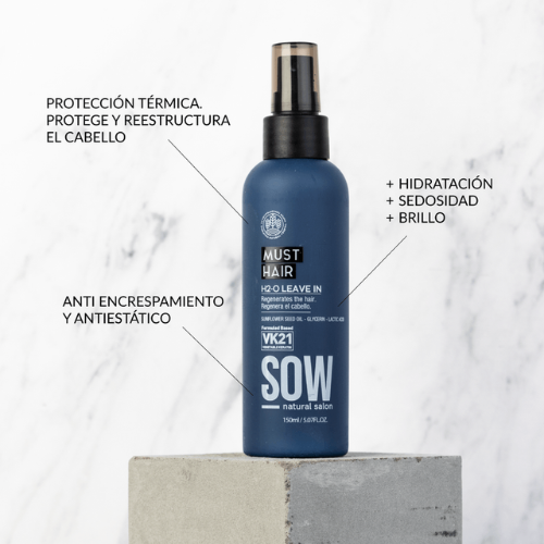 SOW_MUST_HAIR6 Sow Must Hair H2-o Leave In Termoprotector 150ml