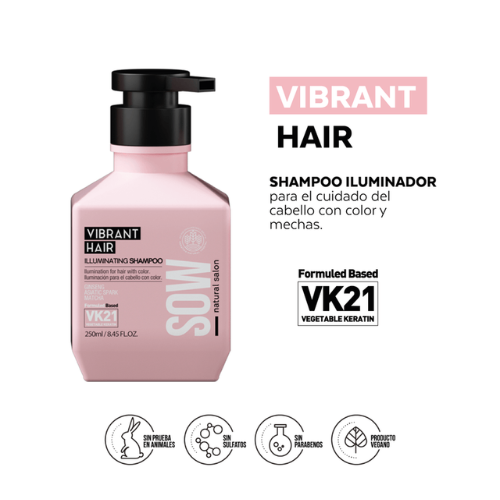 Pack Sow Vibrant Shampoo + Acondicionador 250ml