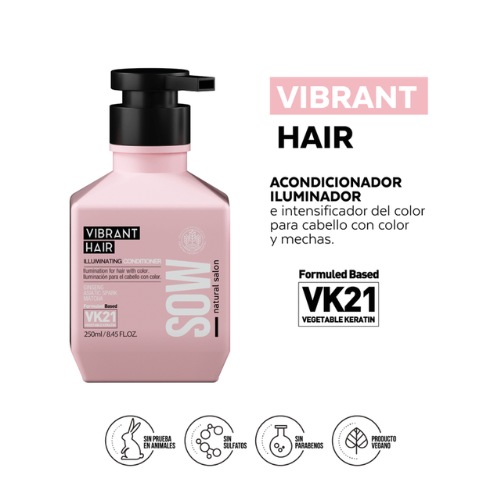SOW_VIBRANT6 Pack Sow Vibrant Shampoo + Acondicionador 250ml
