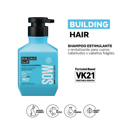 Sow Building Hair – Stimulating Shampoo 250ml